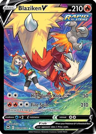 Blaziken V TG14/TG30 [SWSH12 Silver Tempest Trainer Gallery]  - Holofoil