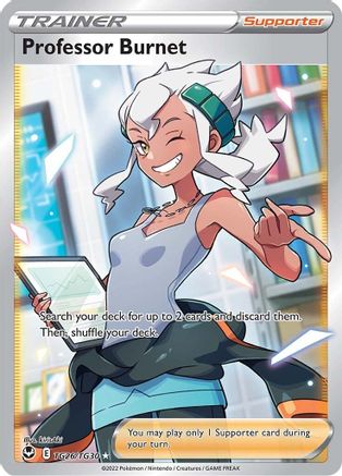 Professor Burnet TG26/TG30 [SWSH12 Silver Tempest Trainer Gallery]  - Holofoil