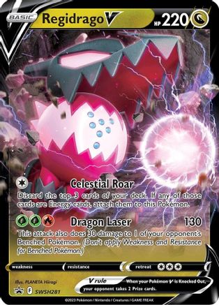 Regidrago V SWSH281 [SWSH Sword & Shield Promo Cards]  - Holofoil
