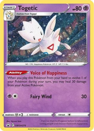 Togetic SWSH276 [SWSH Sword & Shield Promo Cards]  - Holofoil