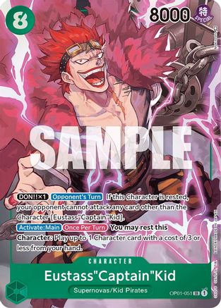 Eustass"Captain"Kid (Parallel) (OP01-051)  [Romance Dawn] Foil