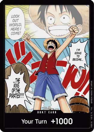 DON!! Card (Manga) (Alternate Art)  [Romance Dawn] Foil