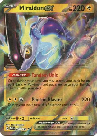 Miraidon ex 081/198 [SV01 Scarlet & Violet Base Set]  - Holofoil