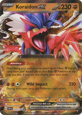 Koraidon ex 125/198 [SV01 Scarlet & Violet Base Set]  - Holofoil
