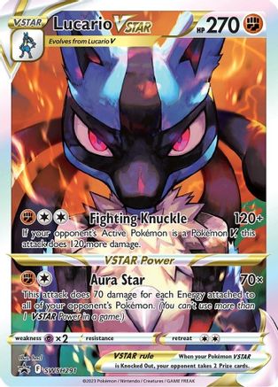 Lucario VSTAR SWSH291 [SWSH Sword & Shield Promo Cards] - Holofoil (Sealed)