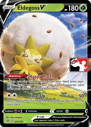 Eldegoss V 019 [Prize Pack Series Cards]  - Holofoil