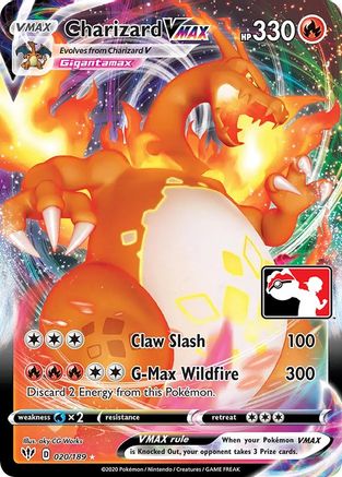 Charizard VMAX 020 [Prize Pack Series Cards]  - Holofoil