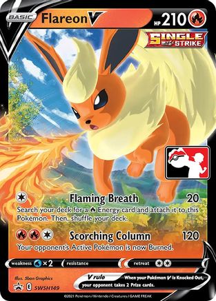 Flareon V SWSH149 [Prize Pack Series Cards]  - Holofoil