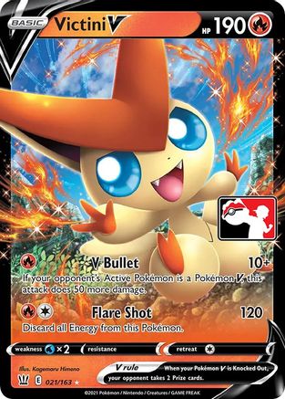 Victini V 021/163 [Prize Pack Series Cards]