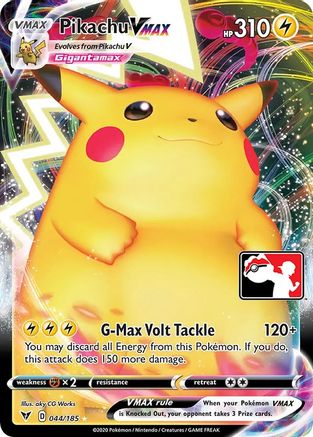 Pikachu VMAX 044 [Prize Pack Series Cards]  - Holofoil