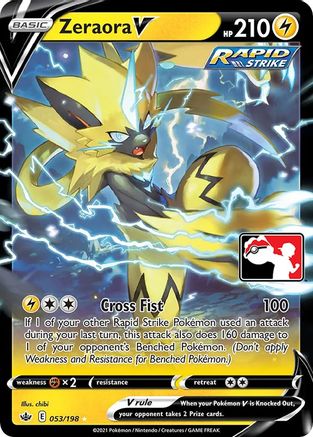 Zeraora V 053 [Prize Pack Series Cards]  - Holofoil