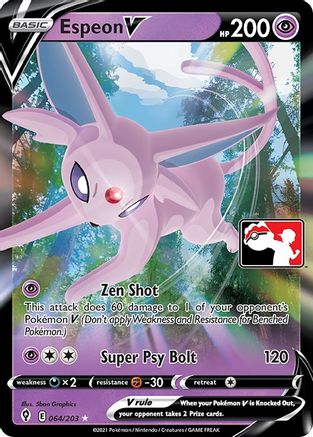 Espeon V 064 [Prize Pack Series Cards]  - Holofoil