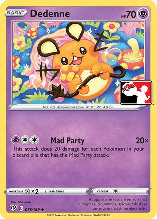 Dedenne [Prize Pack Series Cards]  - Holofoil