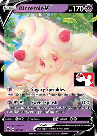 Alcremie V 022 [Prize Pack Series Cards]  - Holofoil