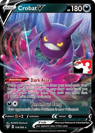 Crobat V 104 [Prize Pack Series Cards]  - Holofoil