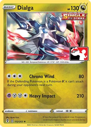 Dialga [Prize Pack Series Cards]