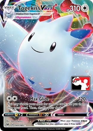 Togekiss VMAX 141 [Prize Pack Series Cards]  - Holofoil
