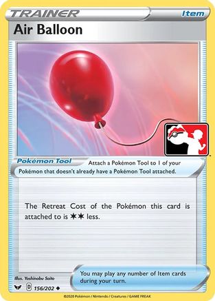 Air Balloon 156/202 [Prize Pack Series Cards]  - Holofoil