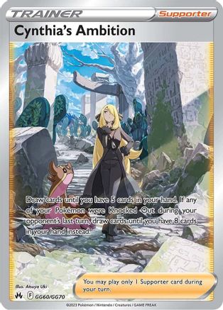 Cynthia's Ambition GG60/GG70 [Crown Zenith Galarian Gallery]  - Holofoil