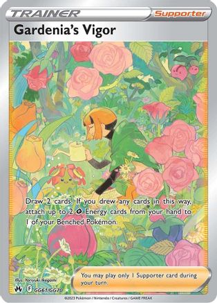 Gardenia's Vigor GG61/GG70 [Crown Zenith Galarian Gallery]  - Holofoil