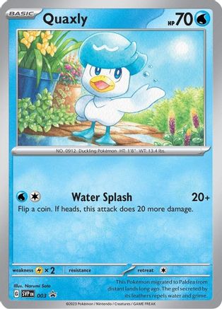 Quaxly 003 [SV Scarlet & Violet Promo Cards]  - Holofoil