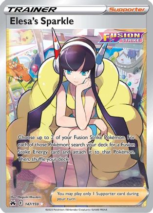 Elesa's Sparkle (Full Art) 147/159 [Crown Zenith]  - Holofoil