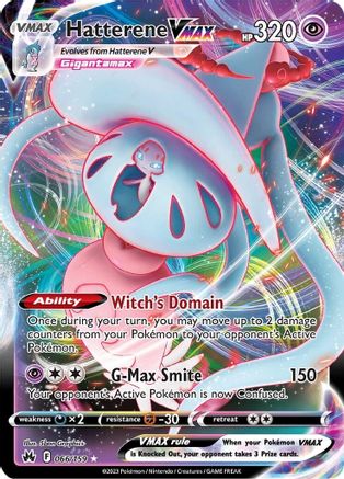 Hatterene VMAX 066/159 [Crown Zenith]  - Holofoil