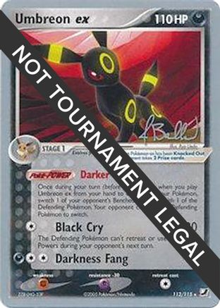 Umbreon ex - 2006 (Jimmy Ballard) 112 [World Championship Decks]