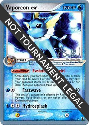 Vaporeon ex - 2006 (Jimmy Ballard) 110 [World Championship Decks]