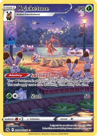 Kricketune GG02/GG70 [Crown Zenith Galarian Gallery]  - Holofoil