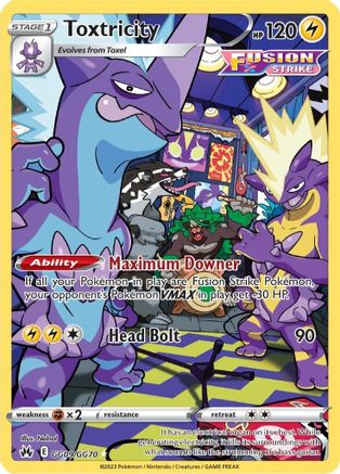 Toxtricity GG09/GG70 [Crown Zenith Galarian Gallery]  - Holofoil
