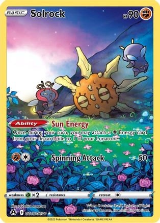 Solrock GG15/GG70 [Crown Zenith Galarian Gallery]  - Holofoil
