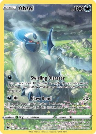 Absol GG16/GG70 [Crown Zenith Galarian Gallery]  - Holofoil