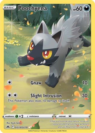 Poochyena GG33/GG70 [Crown Zenith Galarian Gallery]  - Holofoil