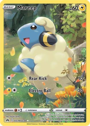 Mareep GG34/GG70 [Crown Zenith Galarian Gallery]  - Holofoil