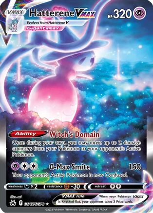 Hatterene VMAX GG47/GG70 [Crown Zenith Galarian Gallery]  - Holofoil