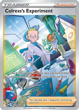 Colress's Experiment GG59/GG70 [Crown Zenith Galarian Gallery]  - Holofoil