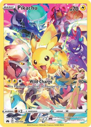 Pikachu (Secret) 160/159 [Crown Zenith]  - Holofoil
