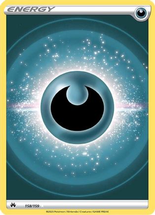 Darkness Energy (Texture Full Art) 158/159 [Crown Zenith]  - Holofoil