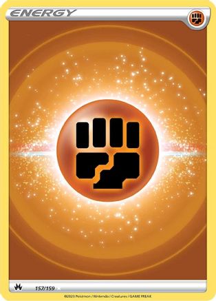Fighting Energy (Texture Full Art) 157/159 [Crown Zenith]  - Holofoil