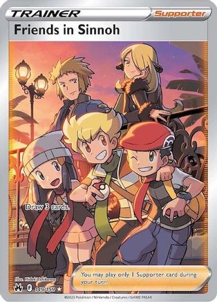 Friends in Sinnoh (Full Art) 149/159 [Crown Zenith]  - Holofoil