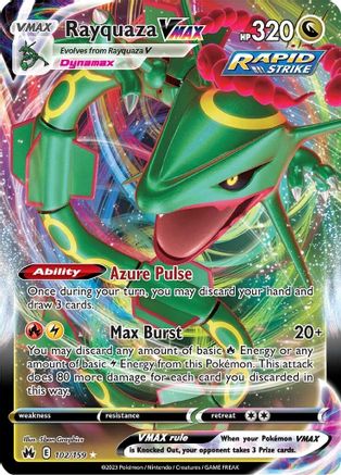 Rayquaza VMAX (102) 102/159 [Crown Zenith]  - Holofoil