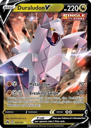 Duraludon V 103/159 [Crown Zenith]  - Holofoil