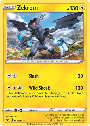Zekrom 060/185 [Miscellaneous Cards & Products]  - Holofoil