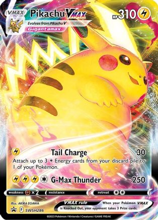 Pikachu VMAX SWSH286 [SWSH Sword & Shield Promo Cards]  - Holofoil