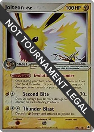 Jolteon ex - 2007 (Tom Roos) 109 [World Championship Decks]