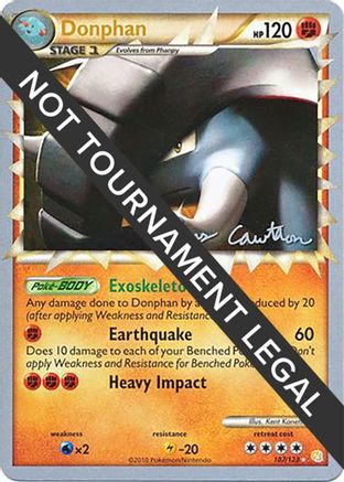 Donphan - 2011 (Ross Cawthon) 107 [World Championship Decks]