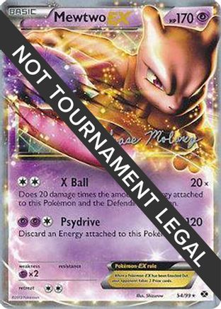 Mewtwo EX - 2012 (Chase Moloney) 054 [World Championship Decks]