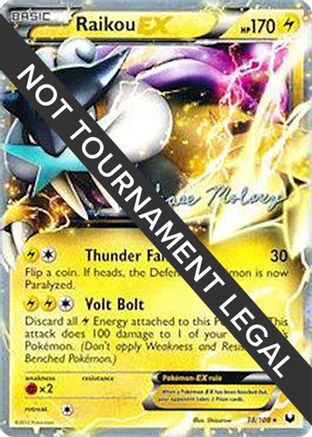 Raikou EX - 2012 (Chase Moloney) 038 [World Championship Decks]