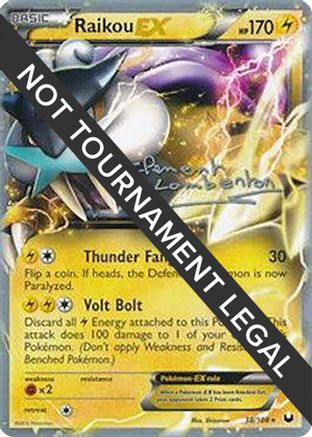 Raikou EX - 2013 (Clement Lamberton) 038 [World Championship Decks]
